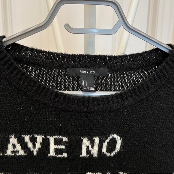 Forever 21 sweater (A. Einstein quote) - Picture 2 of 3